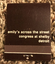 Matchbook Emily&#39;s Accross The Street- Say Nice Things About Detroit Emily T Gail - £4.54 GBP