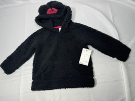 NWT-baby girl Disney Minnie Mouse Sherpa hoodie-sz 18 months - £12.70 GBP