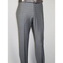 Men Suit BERLUSCONI Turkey Italian Wool 180's Glenn Plaid K230-12 Gray Blue image 10