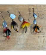3 Hildebrandt 1 Unbranded Vintage Fishing Lures No. 3 No. 2 - $719.69 MXN