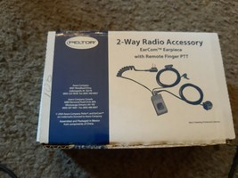 NEW OEM Peltor Radio 2-Way Accessory Earpiece w/ Remote Finger PTT # MTM08 - £66.81 GBP