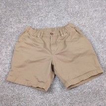 Chubbies Shorts Men Small Khaki Tan Elastic Waist Stretch Weekend Thighs... - $24.99