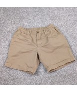 Chubbies Shorts Men Small Khaki Tan Elastic Waist Stretch Weekend Thighs Out - $24.99