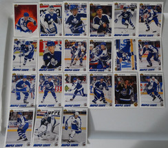 1991-92 Upper Deck UD Toronto Maple Leafs Team Set of 21 Hockey Cards No #598 - £3.53 GBP