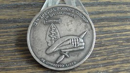 Very Rare US Army 12th Special Forces Group 1st special Forces Challenge Coin V1 - $445.50