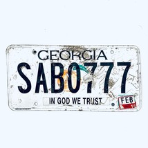 2018 United States Georgia In God We Trust Passenger License Plate SAB0777 - $16.10 CAD