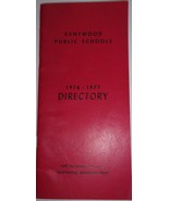 Vintage Kentwood MI Public Schools 1976-1977 Directory - $8.20 CAD