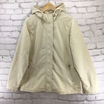 Eddie Bauer Jacket Womens Sz L Off White Hooded Outdoors  - $39.59