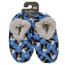 Border Collie Dog Slippers Comfies Unisex Super Soft Lined Animal Print ... - $18.80
