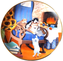 Kitty Cat Collector Plate Time To Play Franklin Mint Heirloom Turi MacCombie - £14.66 GBP