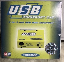 Midiman Midisport 2x2 USB Midi To Computer Interface 2 In 2 Out-660 - $28.71