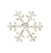 10 x Crystal Diamante Rhinestone Snowflake Embellishments Christmas Cards & Wint - £8.37 GBP