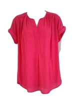 Charter Club Women&#39;s Spring/Summer/Fall Cap Sleeve  Pink Coral Top Blouse XXL - £13.27 GBP