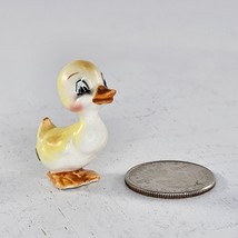 Josef Originals Duckling Baby Duck Yellow Miniature Figurine Standing Up Alert - £15.97 GBP