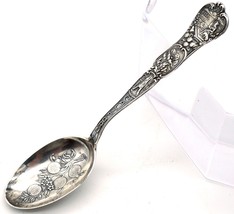 Ornate Sterling Silver Souvenir Spoon California Fessenden &amp; Co. 1859 - ... - £20.74 GBP