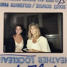 1985 Heather Locklear &amp; Linda Blair Celebrity Color Photo Transparency Slide - £14.57 GBP