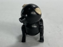 Vintage Little People Black Pig with White Ears Fisher Price - $171.15 MXN