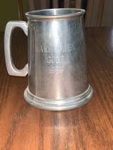 LAKE Owen gold 1969 PEWTER MUG cup antique colectible - $35.64