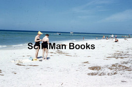 KODACHROME Slide Florida St. Petersburg Beach Pretty Women Shirtless Men 1960s - $4.94