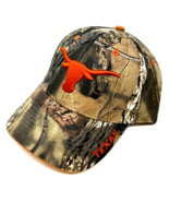 MOSSY OAK UNIVERSITY OF TEXAS LONGHORNS 3D LOGO CAMO ADJUSTABLE HAT CAP - €14,61 EUR