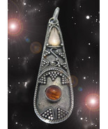 HAUNTED NECKLACE SIGIL OF VEILED POWER HIGHEST LIGHT COLLECTION MAGICK W... - $9,162.97 MXN