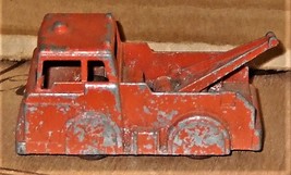 Midge Toy Die Cast Metal Red Tow Truck - Vintage - £6.35 GBP