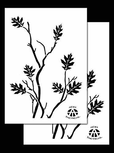 Acid Tactical 2 Pack - 9x14&quot; Camouflage Design Airbrush Spray Paint Sten... - $9.79