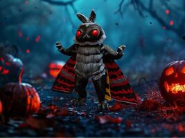 Mothman Articulated Figure 5.5" - Freestanding, Posable and Articulated - $19.99