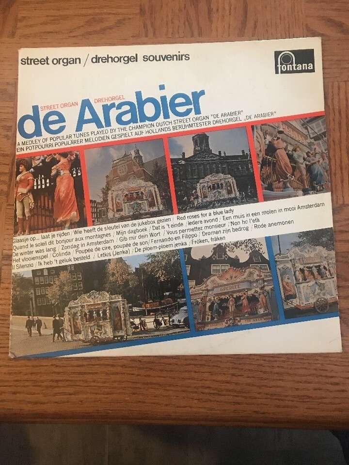 Street Organ Drehorgel De Arabier Album - $25.15