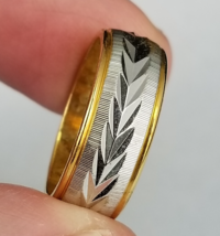 Estate Sale! 18K GOLD HGE band ring size 8 - $29.99
