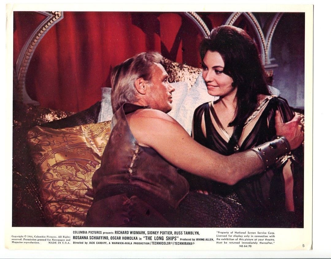 Primary image for 8x10-Still-Long Ships-Richard Widmark-Rosanna Schiaffino-Color-VG-1964