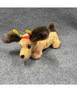 Dan Dee 18in Dachshund Wiener Dog Plush Embroidered Eyes Sings “Happy Bi... - $19.26