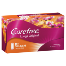 Carefree Longs Original Unscented 30 Liners - £55.42 GBP