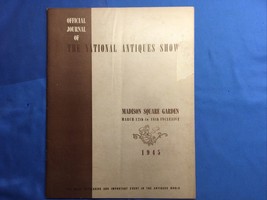 1945 OFFICIAL JOURNAL OF THE NATIONAL ANTIQUES SHOW - MADISON SQUARE GAR... - $753.58 MXN