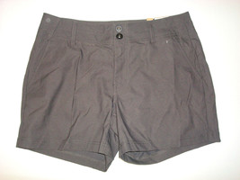 Womens 12 PrAna New NWT Gray 5&quot; Hike Shorts Pockets Trail Organic Alana UPF 50 - £77.09 GBP