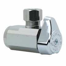 3/8 in. FIP Inlet x 3/8 in. Compression Outlet 1/4-Turn Angle Valve - £18.74 GBP