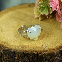 Valentine Love Gift Ring Gemstone Adjustable Rings, Amethyst, Black tourmaline c - £24.17 GBP