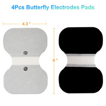 3.5 Mm Snap Tens Unit Pads 4Pcs Snap Electrode Pads For Tens Ems Self-Ad... - £19.59 GBP