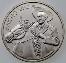 Pancho Villa Dos Onzas Troy Plata Pura, 2 Oz Silver Round - £118.70 GBP