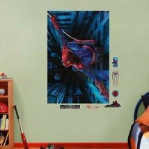FATHEAD The Amazing Spider-Man Swinging Mural Graphic Wall Décor 6&#39;Hx4&#39;W... - $40.01