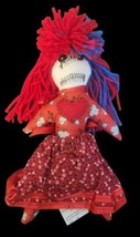 Gracelita Primitive Artisan Raggedy Doll Seatle Artist Lydia Hang Tag - £13.45 GBP