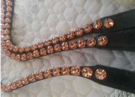 Stone Clear Crystal Curve Horse Dressage/Browband/Bridle With Free Shipp... - $40.50