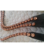 Stone Clear Crystal Curve Horse Dressage/Browband/Bridle With Free Shipp... - $54.00
