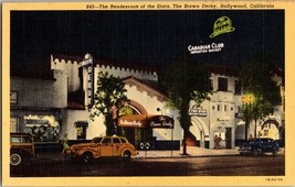 The Rendezvous of the Stars, The Brown Derby Hollywood California (C15) - £4.35 GBP