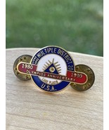 Lions Club Lapel Pin 1980 1990 Olympics Anniversary USA 20 - $15.00