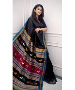 Sambalpuri Ikat Pure Silk Saree - $275.81