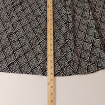 CATO Women's Black & White Elastic Waist Geometric Long Skirt Size 18/20W image 12