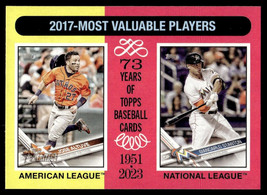 2024 Topps Heritage 2017 Most Valuable Giancarlo Stanton / Jose Altuve Miami - £2.35 GBP