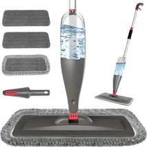 Spray Mop for Floor Cleaning with 3Pcs Washable Pads - Wet Dry Microfibe... - $27.74
