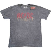 Ac/Dc Vintage Silhouettes Official Tee T-Shirt Mens Unisex - £26.78 GBP